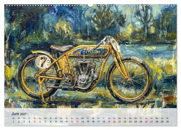 Produktbild: Kult-Motorr&auml;der der USA (hochwertiger Premium Wandkalender 2027 DIN A2 quer), Kunstdruck in Hochglanz