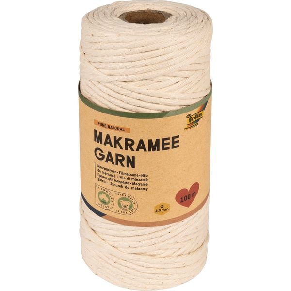 Produktbild: FOLIA&reg; Garn Makramee, Pure Natural