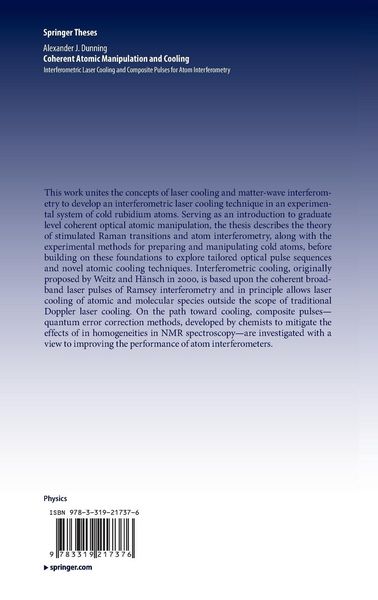 Produktbild: Coherent Atomic Manipulation and Cooling