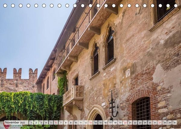 Produktbild: Viola, M: VERONA Historisches Stadtherz (Tischkalender 2022