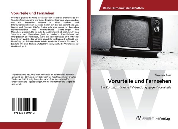 Vorurteile und Fernsehen, Taschenbuch von Stephanie Anko, AV Akademikerverlag, 9786202209342