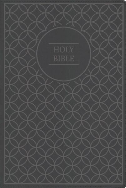Produktbild: NIV, Value Thinline Bible, Large Print, Imitation Leather, Gray/Black
