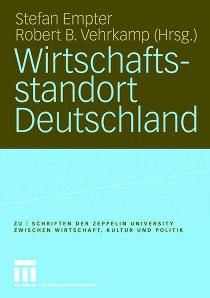 Produktbild: Wirtschaftsstandort Deutschland