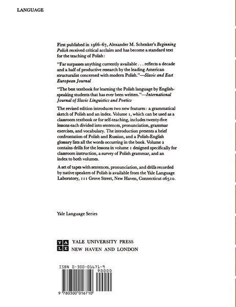 Produktbild: Beginning Polish, Revised Edition, Volume Two