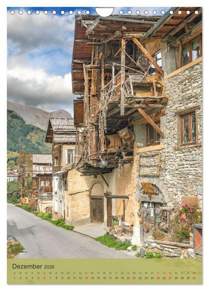 Produktbild: Sch&ouml;ne D&ouml;rfer in der Region Rh&ocirc;ne-Alpes (Wandkalender 2026 DIN A4 hoch), CALVENDO Monatskalender