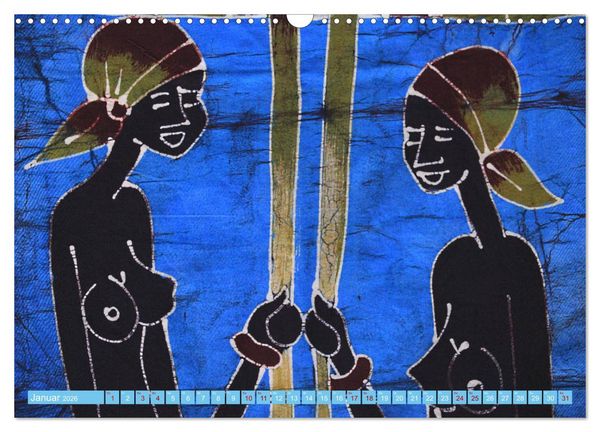 Produktbild: Farbenfrohes Afrika (Wandkalender 2026 DIN A3 quer), CALVENDO Monatskalender