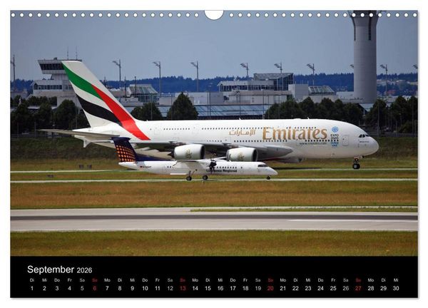 Produktbild: Flugverkehr (Wandkalender 2026 DIN A3 quer), CALVENDO Monatskalender