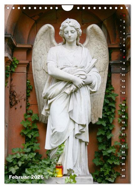 Produktbild: Friedhofsengel in Berlin (Wandkalender 2026 DIN A4 hoch), CALVENDO Monatskalender