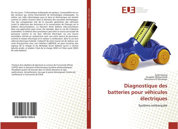 Produktbild: Diagnostique des batteries pour v&eacute;hicules &eacute;lectriques