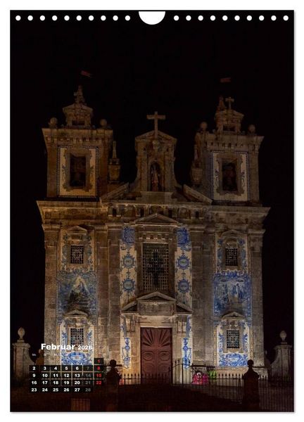 Produktbild: Porto Tag und Nacht (Wandkalender 2026 DIN A4 hoch), CALVENDO Monatskalender