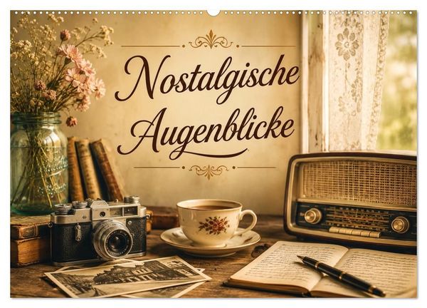 Produktbild: Nostalgische Augenblicke (Wandkalender 2027 DIN A2 quer), CALVENDO Monatskalender
