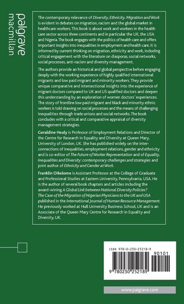 Produktbild: Diversity, Ethnicity, Migration and Work