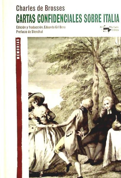 Produktbild: Brosses, C: Cartas confidenciales sobre Italia