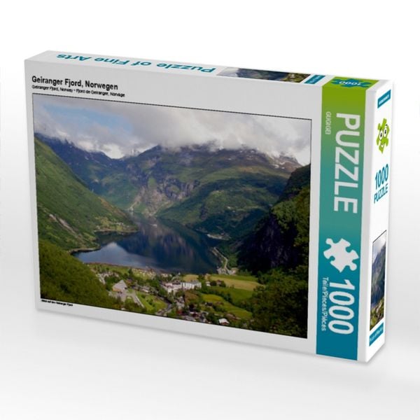 Produktbild: CALVENDO Puzzle Geiranger Fjord, Norwegen | 1000 Teile Lege-Gr&ouml;&szlig;e 64x48cm Foto-Puzzle f&uuml;r gl&uuml;ckliche Stunden