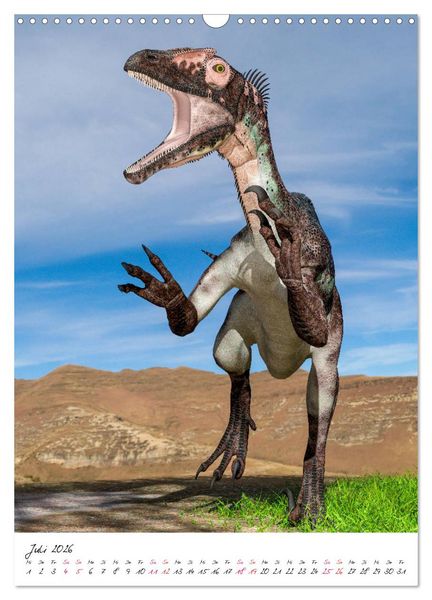 Produktbild: Dinosaurier aus der Vergangenheit (Wandkalender 2026 DIN A3 hoch), CALVENDO Monatskalender
