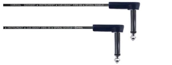 Produktbild: Cordial 14792 Klinke Audio Anschlusskabel [1x Klinkenstecker 6.3 mm (mono) - 1x Klinkenstecker 6.3 mm (mono)] 0.60 m Schwarz PVC-Mantel