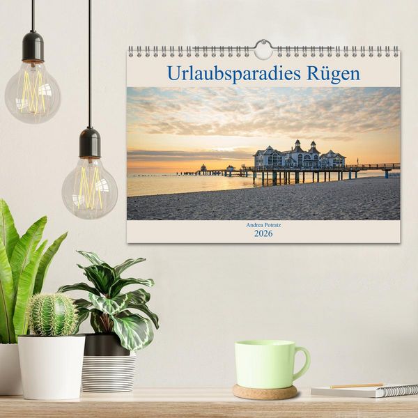 Produktbild: Urlaubsparadies R&uuml;gen (Wandkalender 2026 DIN A4 quer), CALVENDO Monatskalender