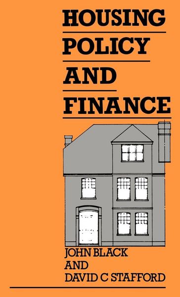 Produktbild: Housing Policy and Finance