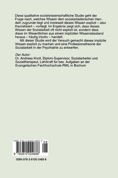Produktbild: Sozialarbeit in der Psychiatrie