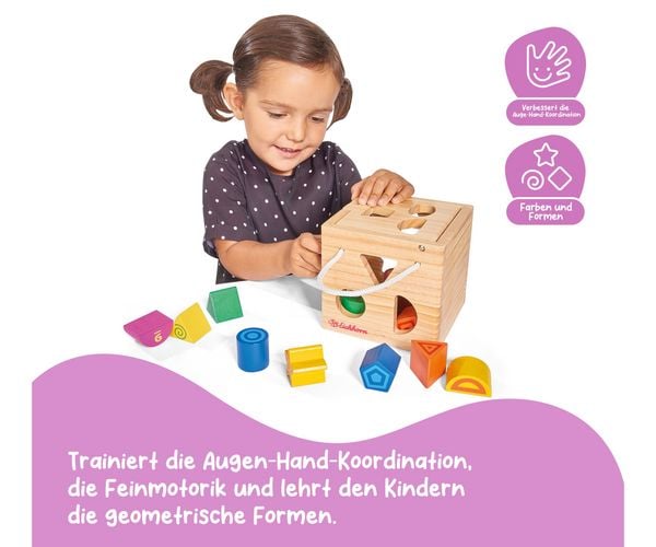 Produktbild: Eichhorn Holz Steckw&uuml;rfel