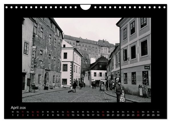 Produktbild: Sch&ouml;nheit an der Moldau - Cesky Krumlov (Wandkalender 2026 DIN A4 quer), CALVENDO Monatskalender