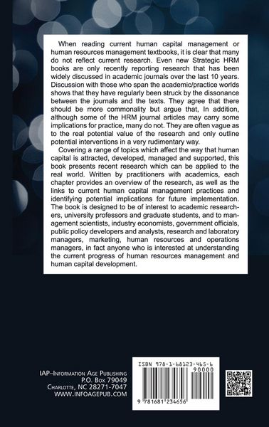 Produktbild: Human Capital Management Research