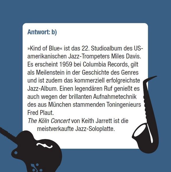 Produktbild: Das Jazz & Blues Quiz