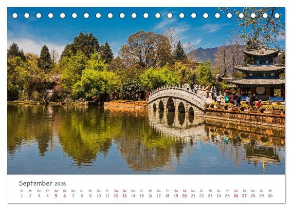 Produktbild: Zauberhaftes S&uuml;dchina (Tischkalender 2026 DIN A5 quer), CALVENDO Monatskalender