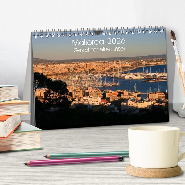 Produktbild: Mallorca - Gesichter einer Insel (Tischkalender 2026 DIN A5 quer), CALVENDO Monatskalender
