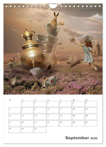 Produktbild: Surrealistische Reisen (Wandkalender 2026 DIN A4 hoch), CALVENDO Monatskalender