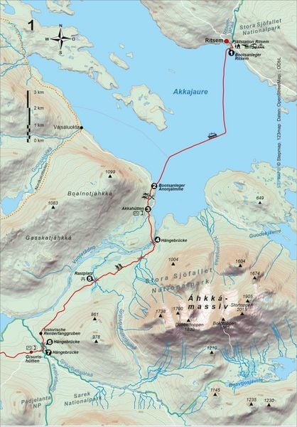 Produktbild: Schweden: Padjelantaleden