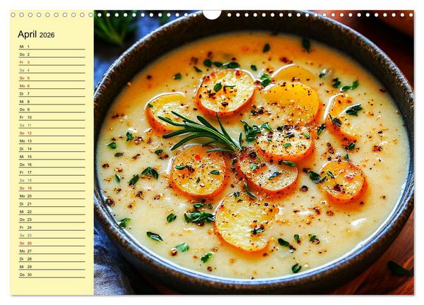 Produktbild: Herzhafte Kartoffeln. Leckeres aus der Super-Knolle (Wandkalender 2026 DIN A3 quer), CALVENDO Monatskalender