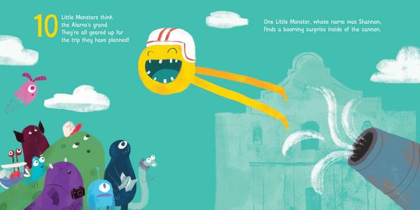 Produktbild: 10 Little Monsters Visit Texas