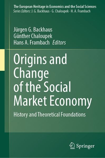 Produktbild: Origins and Change of the Social Market Economy