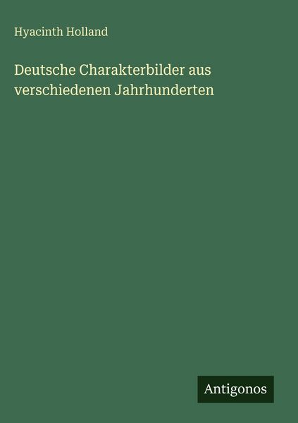 Produktbild: Deutsche Charakterbilder aus verschiedenen Jahrhunderten