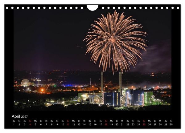 Produktbild: Feuerwerks - Impressionen (Wandkalender 2027 DIN A4 quer), CALVENDO Monatskalender