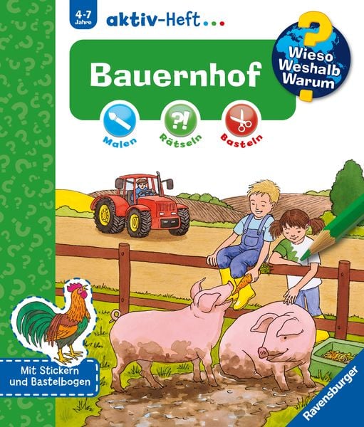 Wieso? Weshalb? Warum? aktiv-Heft - Bauernhof, Taschenbuch von , Ravensburger Verlag GmbH, 978-3-473-32690-7