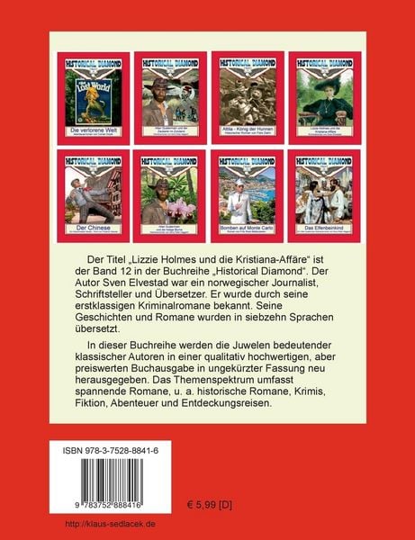 Produktbild: Lizzie Holmes und die Kristiana-Affäre