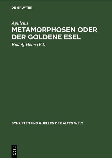 Produktbild: Metamorphosen oder der Goldene Esel