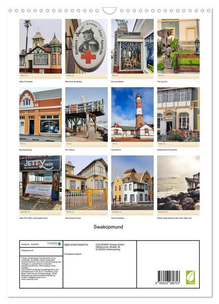 Produktbild: Swakopmund (Wandkalender 2026 DIN A3 hoch), CALVENDO Monatskalender