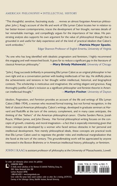 Produktbild: Idealism, Pragmatism, and Feminism