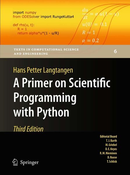 Produktbild: A Primer on Scientific Programming with Python