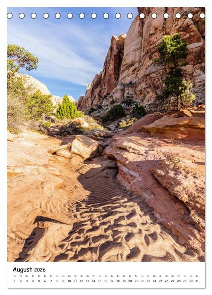 Produktbild: Eine Reise durch die Canyons der USA (Tischkalender 2026 DIN A5 hoch), CALVENDO Monatskalender