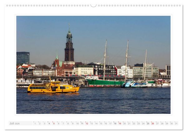 Produktbild: Hamburger Impressionen 2026 (hochwertiger Premium Wandkalender 2026 DIN A2 quer), Kunstdruck in Hochglanz
