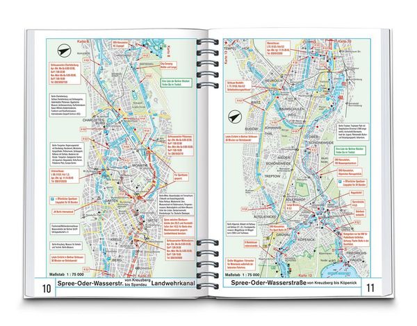 Produktbild: KOMPASS Wasserwanderatlas Berlin und Brandenburg
