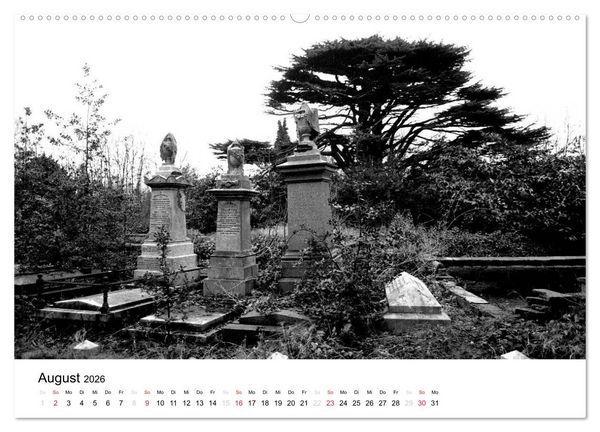 Produktbild: Highgate Cemetery London (Wandkalender 2026 DIN A2 quer), CALVENDO Monatskalender