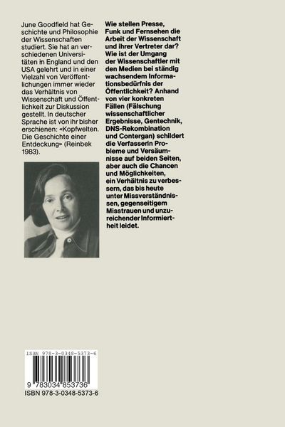 Produktbild: Wissenschaft und Medienxc