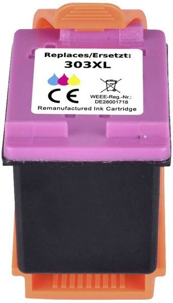 Produktbild: Renkforce Druckerpatrone ersetzt HP 303XL, T6N03AE Kompatibel Cyan, Magenta, Gelb RF-5705438