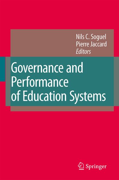 Produktbild: Governance and Performance of Education Systems