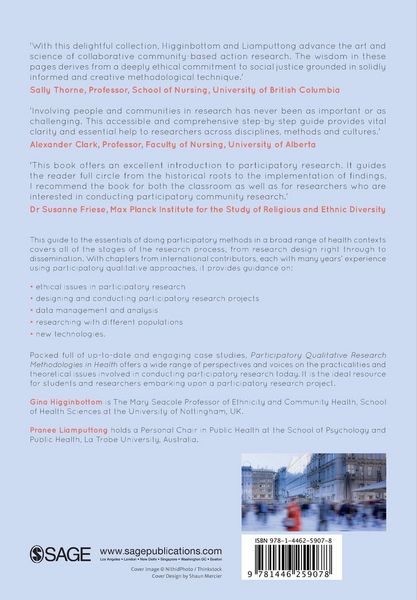 Produktbild: Participatory Qualitative Research Methodologies in Health